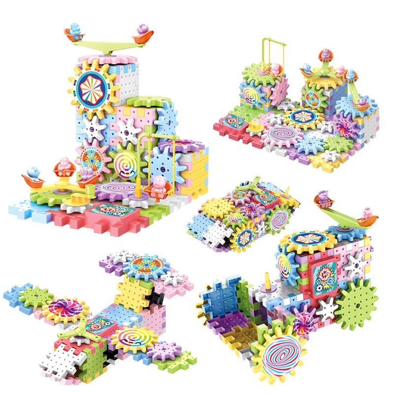 BrainBoost Builders – Montessori Gear Blocks – image 7