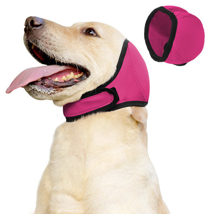 CalmPaw – Dog Calming Ear Wrap – Rose red / S - 25-38 cm (10"-15")