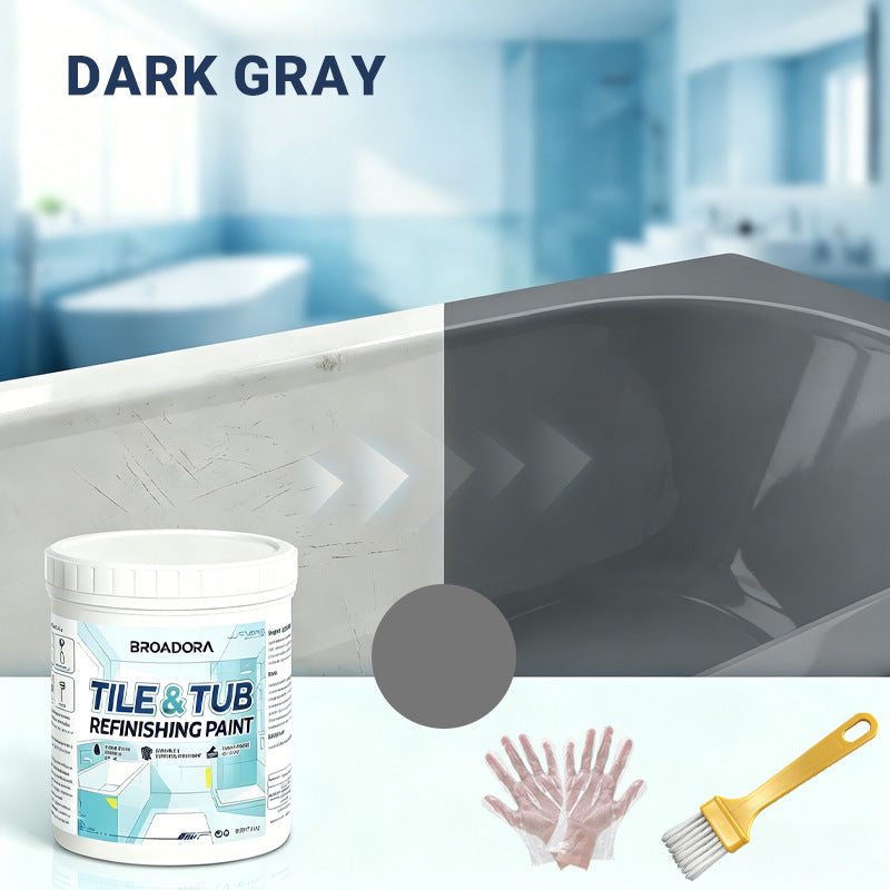 AquaCoat - Waterproof Tile Renewal Paint – 300g / Dark Gray