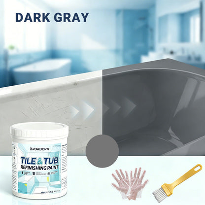 AquaCoat - Waterproof Tile Renewal Paint – 300g / Dark Gray