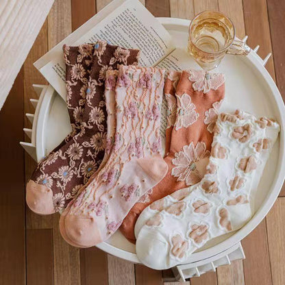 LumeFlora – Soft Cotton Embroidered Flower Socks – image 44