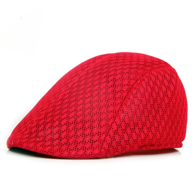 ComfortCrown – Lightweight Sun Protection Duckbill Cap – Red