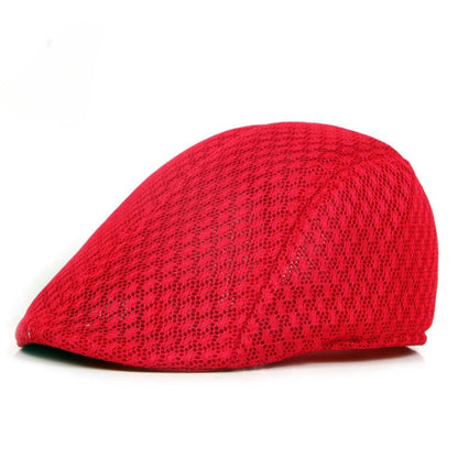 ComfortCrown – Lightweight Sun Protection Duckbill Cap – Red