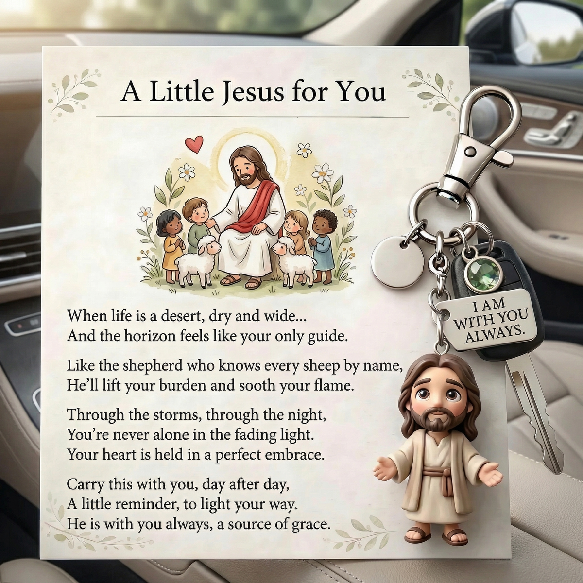 BlessedCarry – Jesus Comfort Charm – image 7