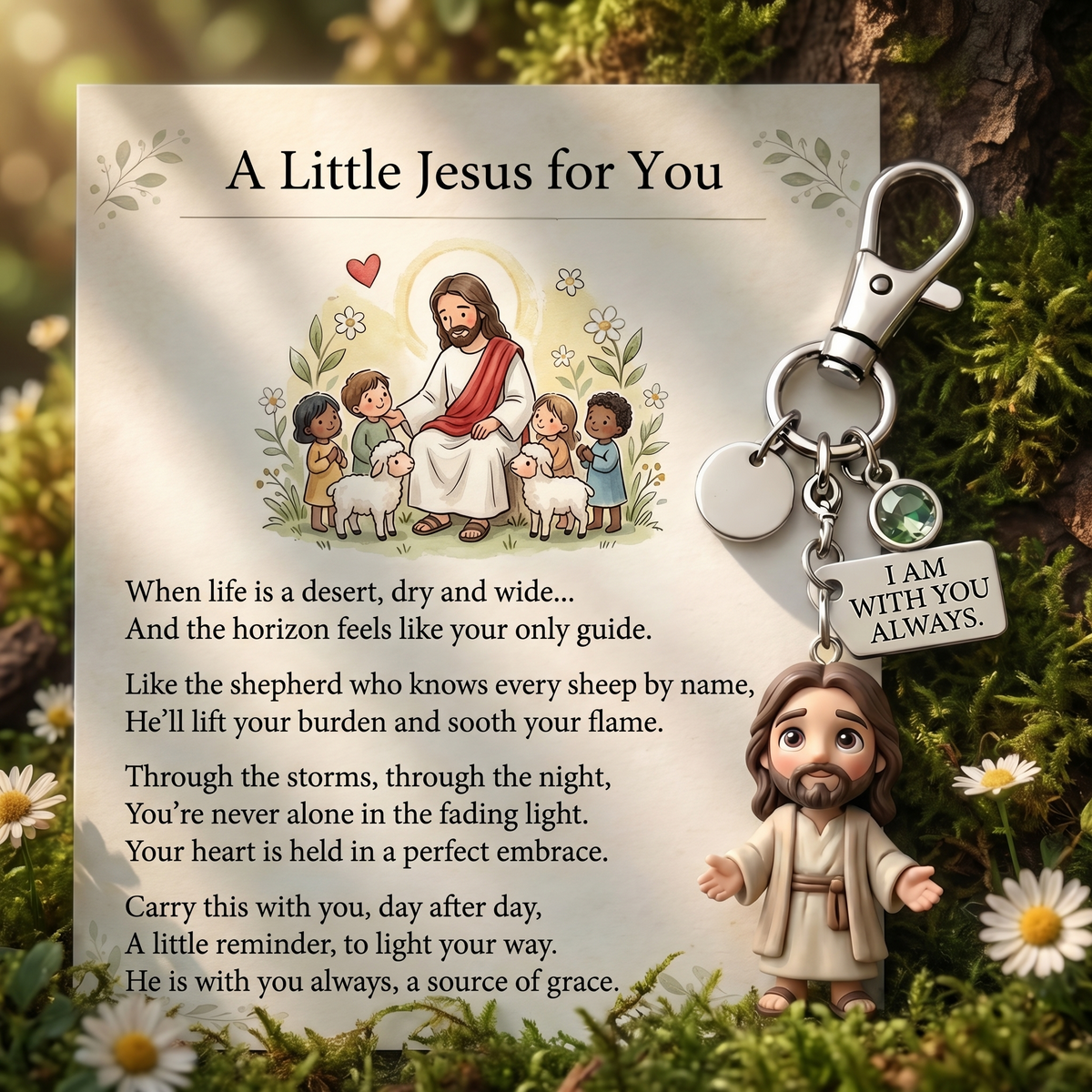 BlessedCarry – Jesus Comfort Charm – image 3