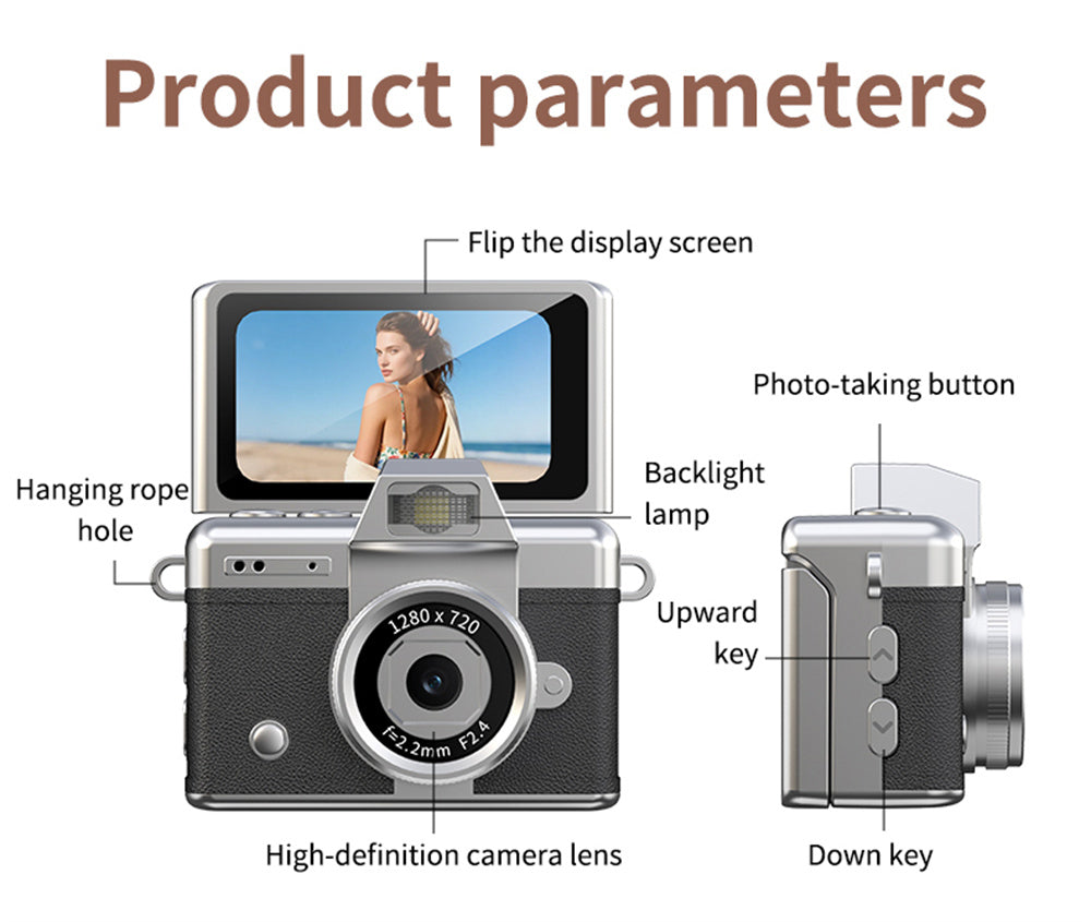 SnapVault – Mini Flip Screen Retro Camera – image 11