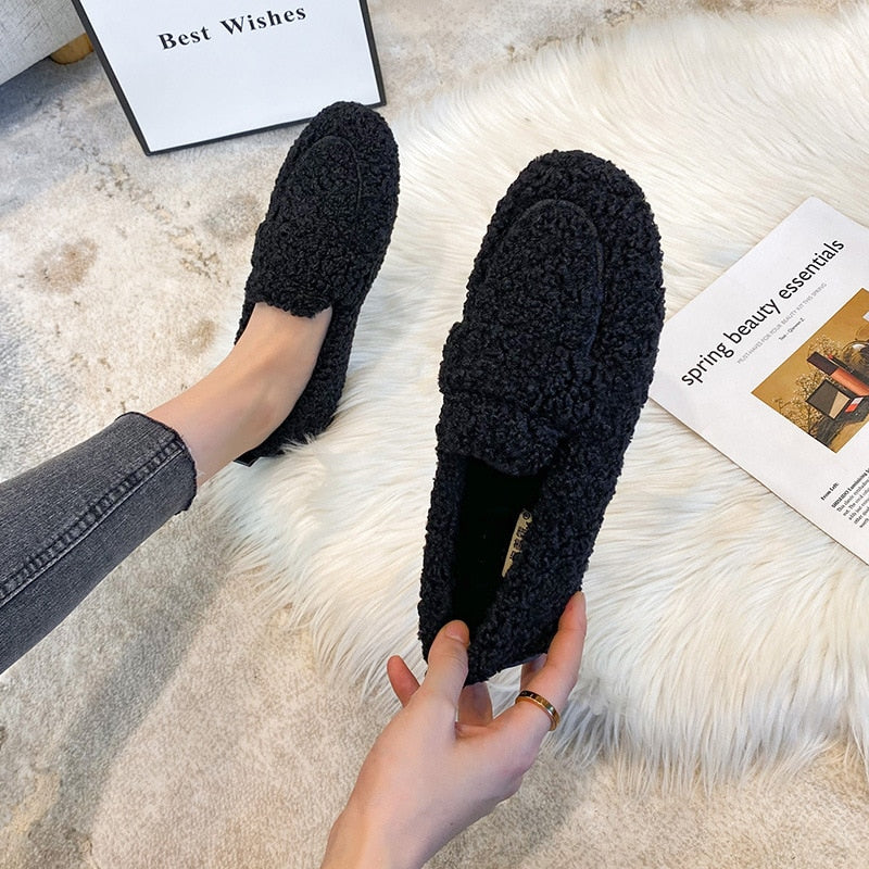 Arielle Plush Moccasins With Non-Slip Sole – image 9