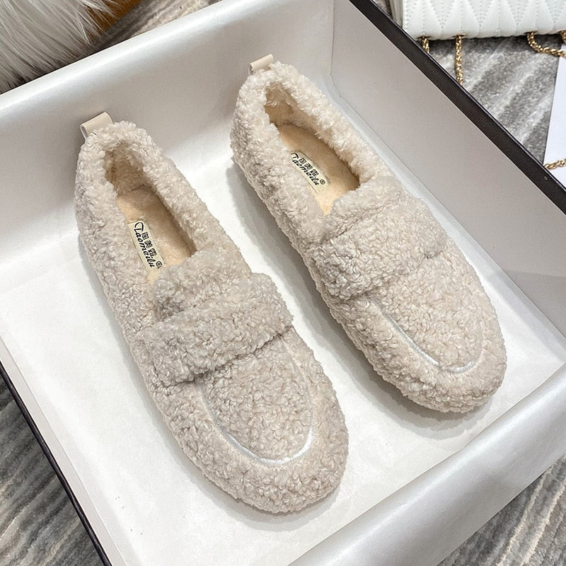 Arielle Plush Moccasins With Non-Slip Sole – image 4