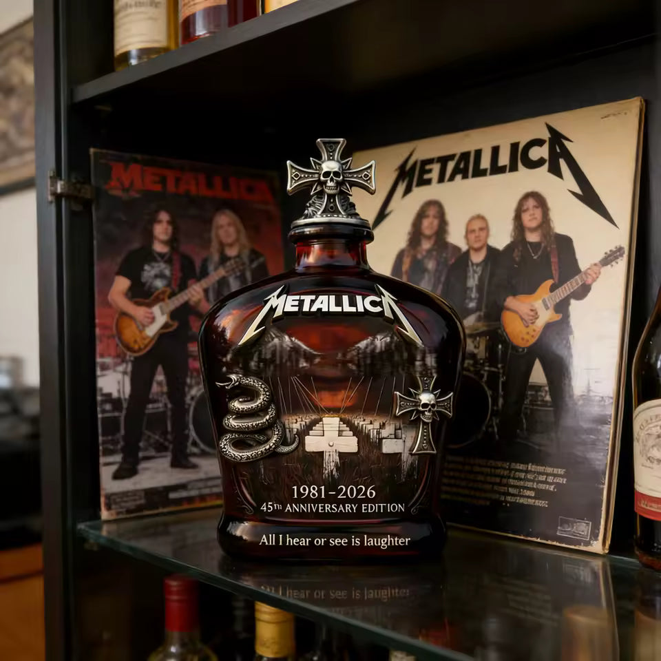 Metallica 45th Anniversary 1981-2026 Whiskey Bottle – image 3