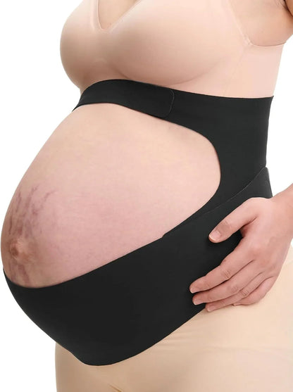 MamaSupport Pro – Maternity Belly Support Belt – Black / M