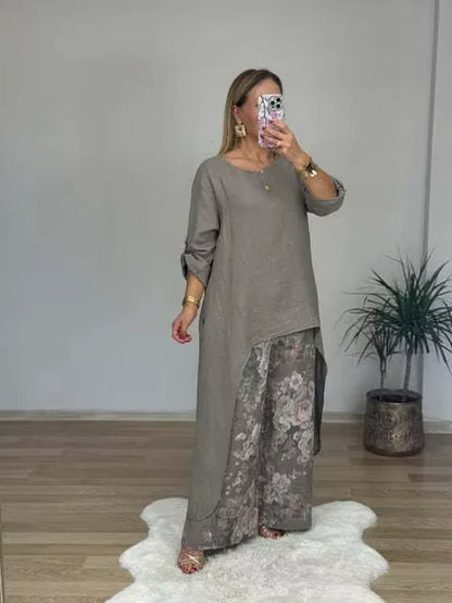 Artistic Linen Set - Botanique™ – Taupe Gray / XS