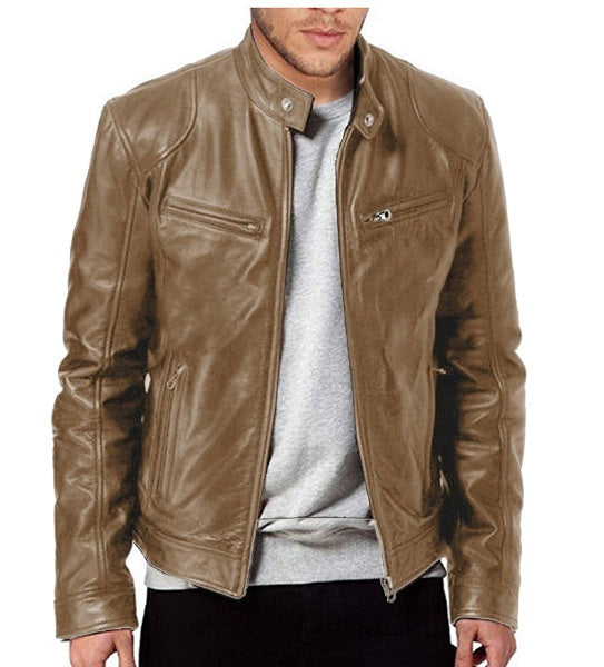Trenton Leather Men's Jacket – image 4