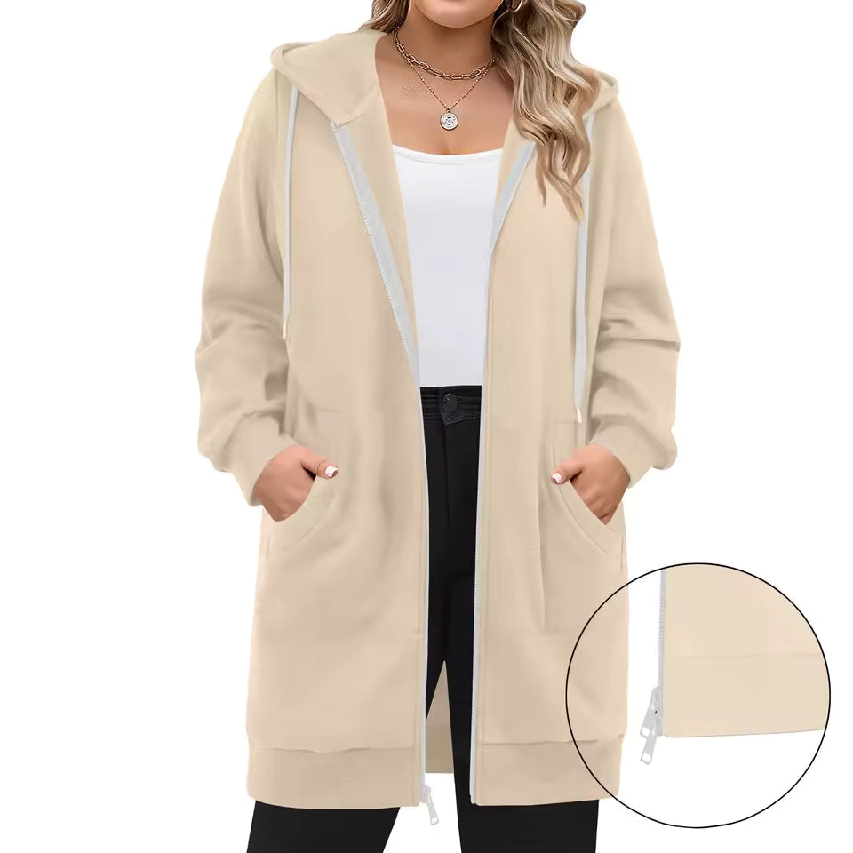 Your Cozy Everyday Companion • Soft Hood™ – Beige / S