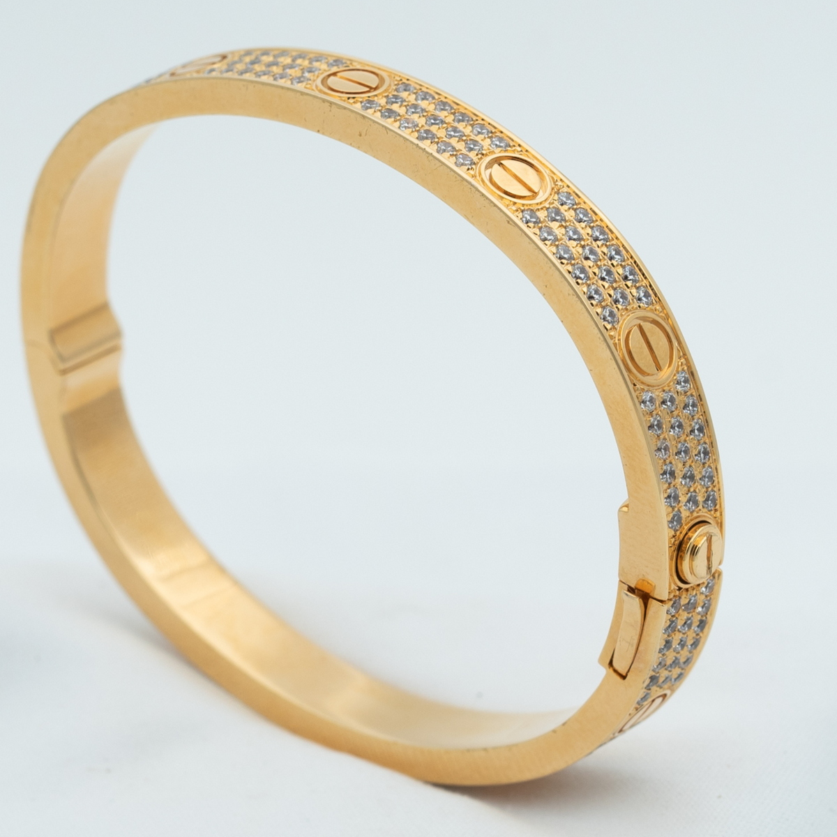 EternalGlow – Premium Diamond Love Bracelet – Rose Gold / 16