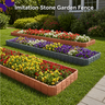 Imitation Stone Garden Fence - DIY Garden Edging Border – image 7