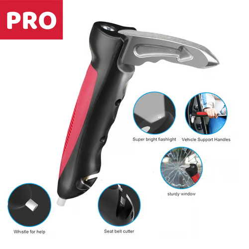 AutoSupport – 5-in-1 Car Handle Assist Tool – Red Black / Buy 1