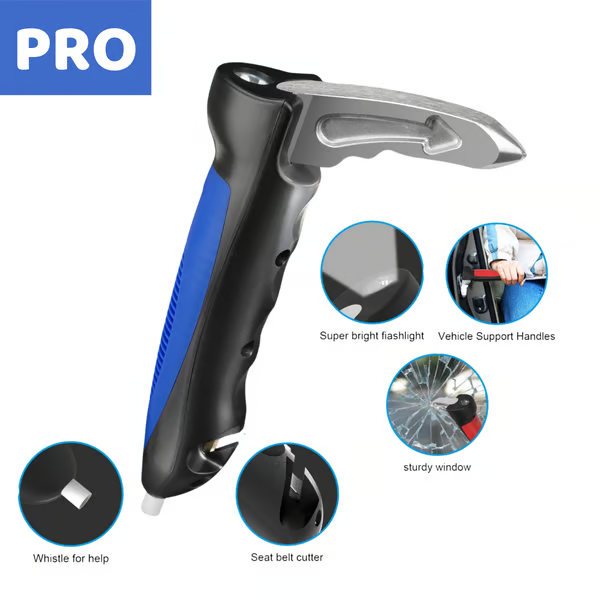 AutoSupport – 5-in-1 Car Handle Assist Tool – Blue Black / Buy 1