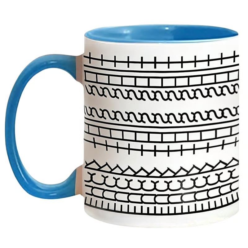 ZeroCare – Ceramic Coffee Mug – Blue