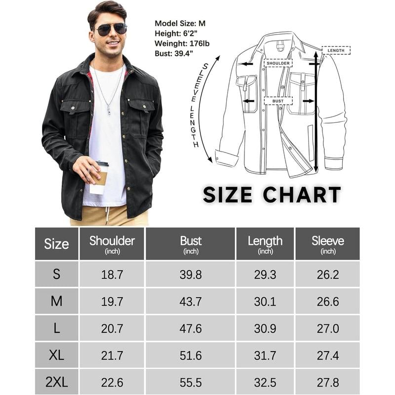 VistaWork – Versatile Flannel-Lined Utility Shacket – image 12