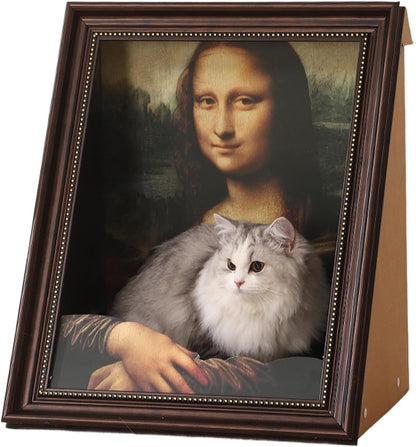 PurrfectArt – Mona Lisa Cat Scratcher Bed – image 2
