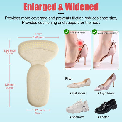 Soft Heel Cushion Pads Anti-slip Heel Protectors for Women & Men – image 2