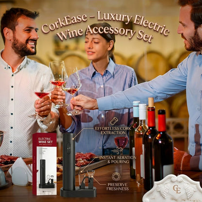 CorkEase – Luxury Electric Wine Accessory Set – image 3