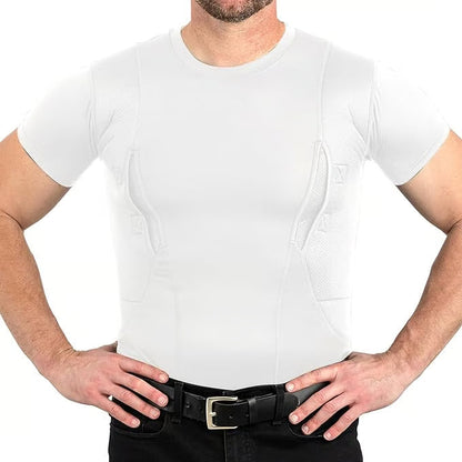 StealthCore – Hidden Carry Tactical T-Shirt – White / S