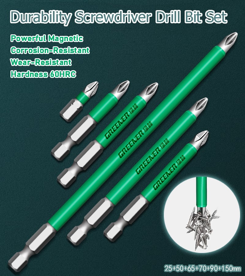PowerBit Max – Impact Drill Bit Set – 1 Set (6 Pcs)