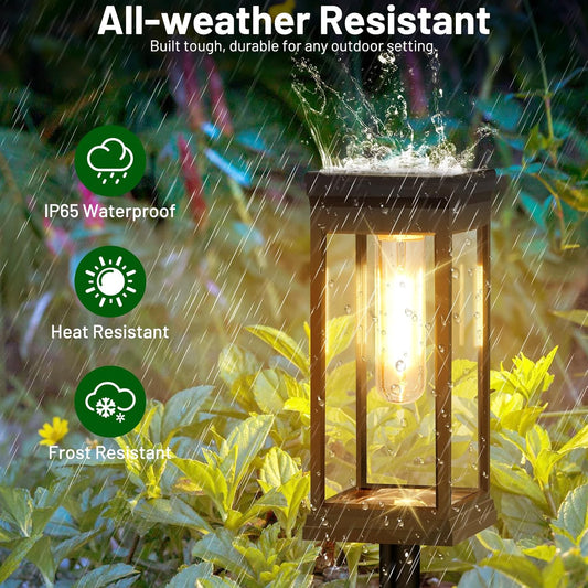 SunTrail – Outdoor Solar Garden Path Lights – Warm Light / BUY 1