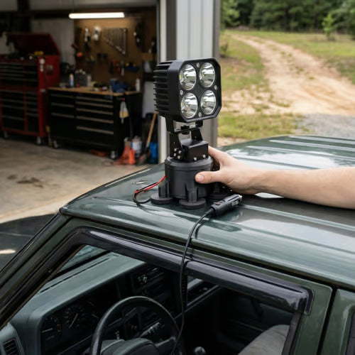 Motorized Remote Control Laser LED Searchlight – image 3