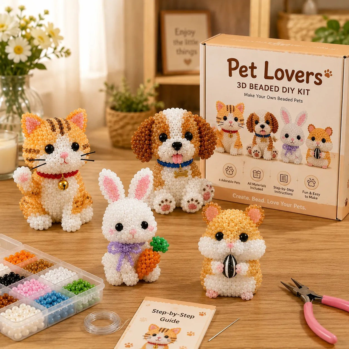 BeadCraft Mini – Tiny 3D Beaded Animal DIY Kit – image 6