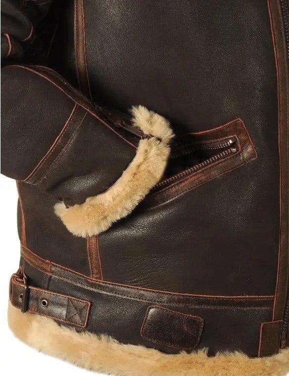 AeroFur – Aviator Shearling Jacket – image 12