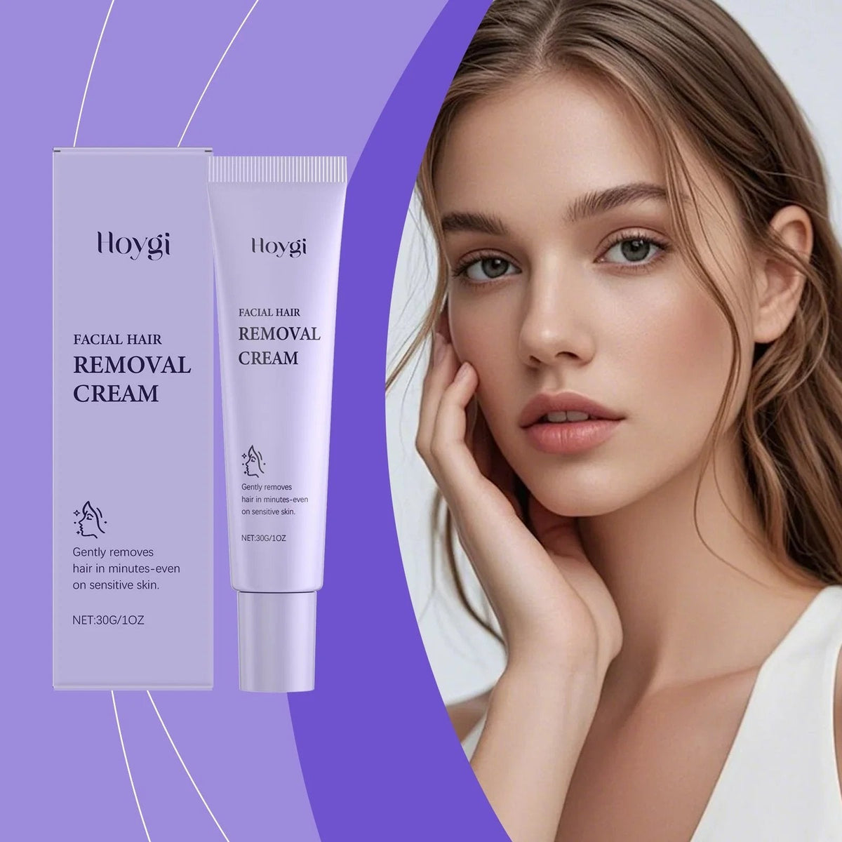 VelvetSkin – Painless Facial Hair Removal Cream – image 4