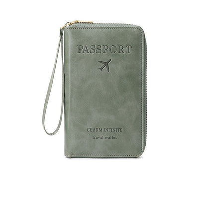 VoyagerElite - RFID Travel Companion Wallet – Green