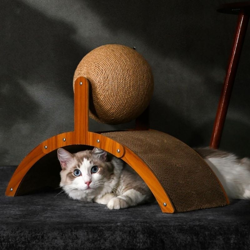 ClawSphere – Cat Scratching Ball Stand Toy – image 3