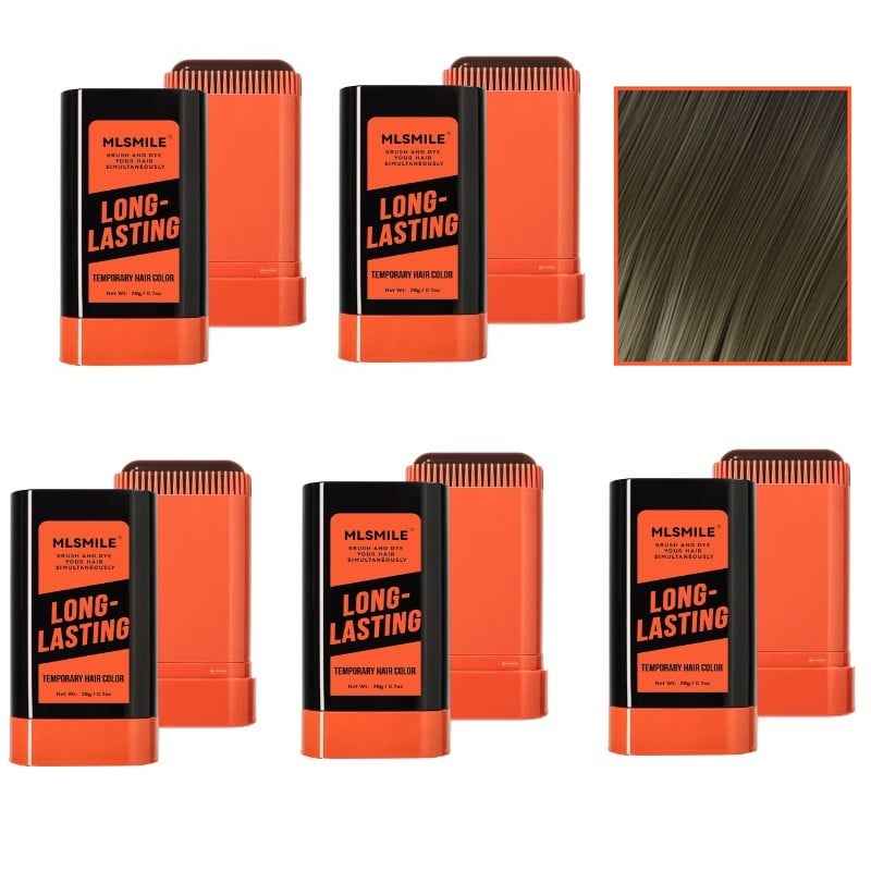 ColorComb – Instant Hair Dye Tool – 2# Brown / Buy 3 Get 2 Free (5 pcs)
