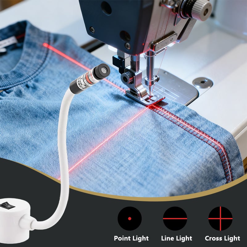 Magnetic Positioning Quilting Laser Light for Sewing Machine
