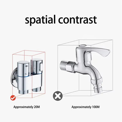 1-In-2-Handheld Out Dual Control Valve Bidet Sprayer for Toilet – image 7