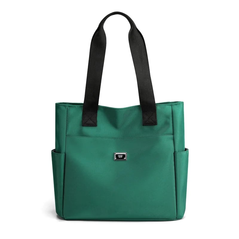 UrbanTote – Large Capacity Multi Pocket Shoulder Bag – Green