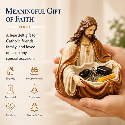 FaithKeeper – Handcrafted Jesus Storage Bowl – image 10