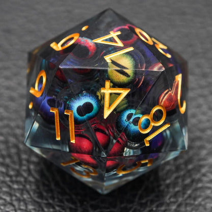 RollMaster – Premium Dice Set – Longan Dice Trumpet（33MM）
