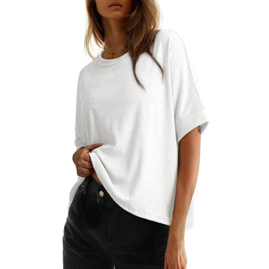 CloudEase – Loose Fit Comfortable Women’s T-Shirt – White / S