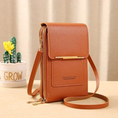 SecureBelle – Elegant Anti-Theft Purse – BROWN