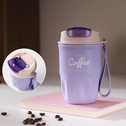 SipGuard – Portable Temperature Lock Coffee Flask – Purple / Standard version