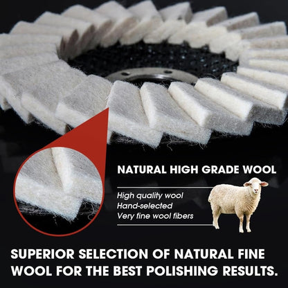 SmoothCraft - High-Resilience Polishing Wheel for Metal & Wood – image 3
