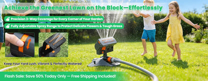 AquaSweep – Adjustable Oscillating Sprinkler – image 7