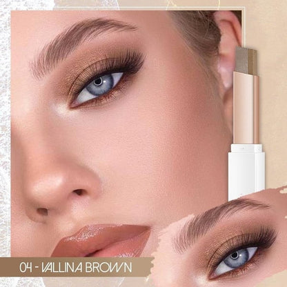 GlowMuse - 2-in-1 Eyeshadow Stick – 04 - VALLINA BROWN*6