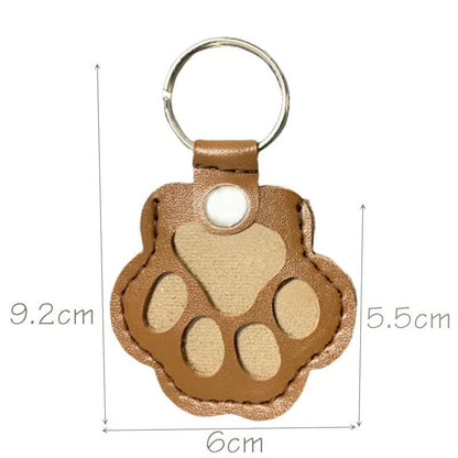 FurTag – Paw Shaped Leather Keychain – image 10