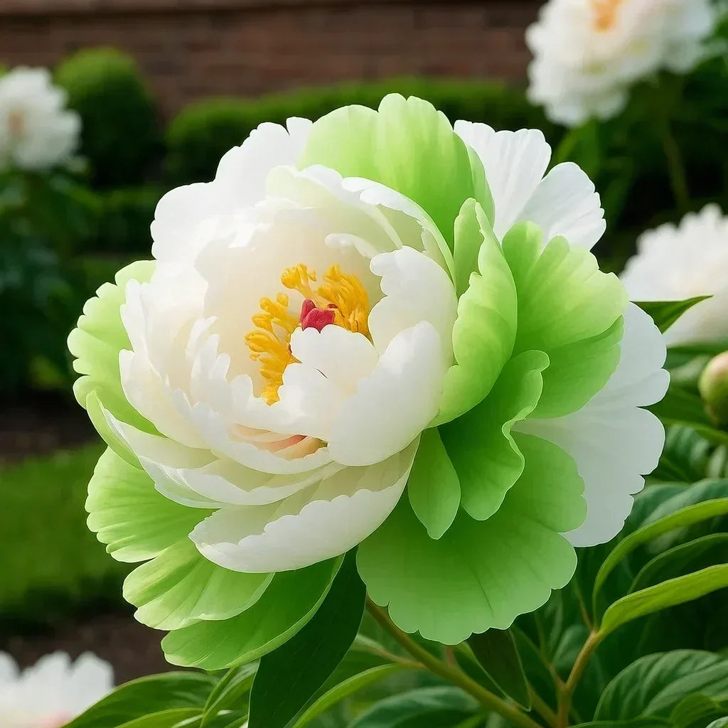 RoyalPetal – Luxury Garden Peonies – Mint Candy / Starter Bundle (2 Plants)