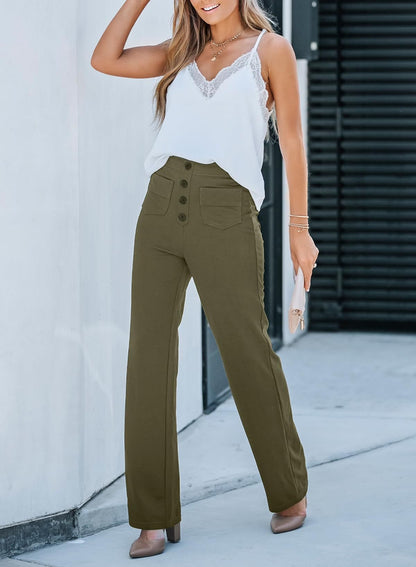 CargoFlex – Multi-Pocket Utility Pants – Army Green / S